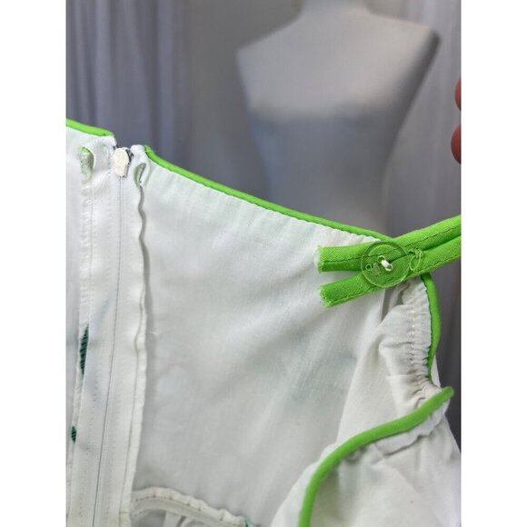 Jenni Vintage Sun Dress 60s 70s MCM Mod Retro Floral Size SMALL Belted - Picture 9 of 11